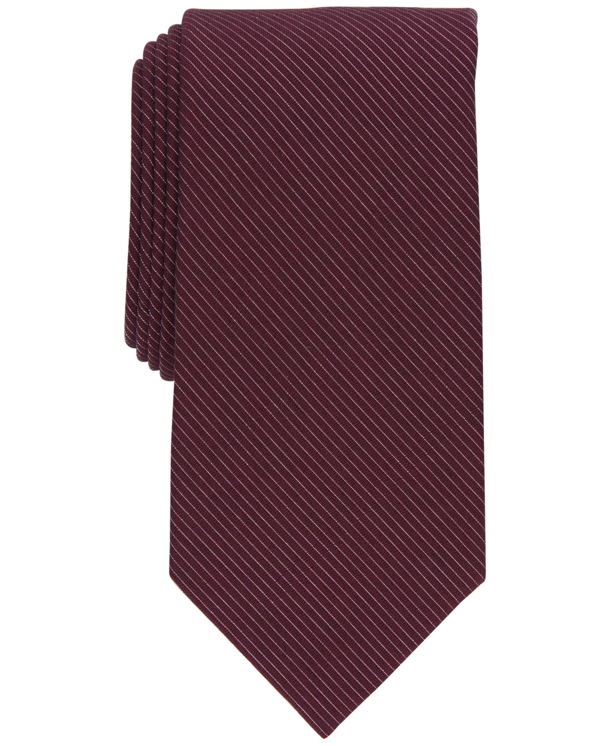 Perry Ellis Men's Classic Design Shroyer Solid Tie Red Regular