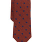 Bar III Men's Blyth Dot Print Tie Brown Size Regular