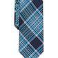 Bar III Men's Leroy Plaid Skinny Tie Blue Size Regular