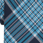 Bar III Men's Leroy Plaid Skinny Tie Blue Size Regular