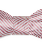 Tommy Hilfiger Men's Oxford Fine Stripe Self-Tie Bows Pink Size Regular