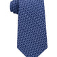 Michael Kors Men's Pindot Ground Diamond Silk Tie Blue Size Regular