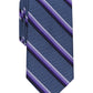 Perry Ellis Men's Abbott Stripe Tie Purple Size Regular