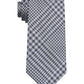 Michael Kors Men's Classic Design Glenplaid Tie Gray Size Regular