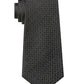 Calvin Klein Men's Luxe Slim Netting Tie Black Size Regular