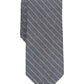 Bar III Men's Vernon Stripe Tie Gray Size Regular