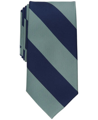 Club Room Men's Classic Stripe Tie  Green  Size Regular