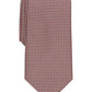 Perry Ellis Men's Gaines Mini Print Tie Orange Regular