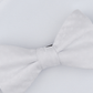 Alfani Men's 2 Pc Pre Tied Herringbone Dot Bow Tie & Solid Pocket Square Set White Size Regular
