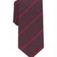 Alfani Men's Hadley Stripe Tie Red  Size Regular