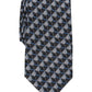 Perry Ellis Men's Dunstan Geometric Print Tie Black Regular
