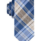 Tommy Hilfiger Men's Classic Plaid Tie Beige Size Regular