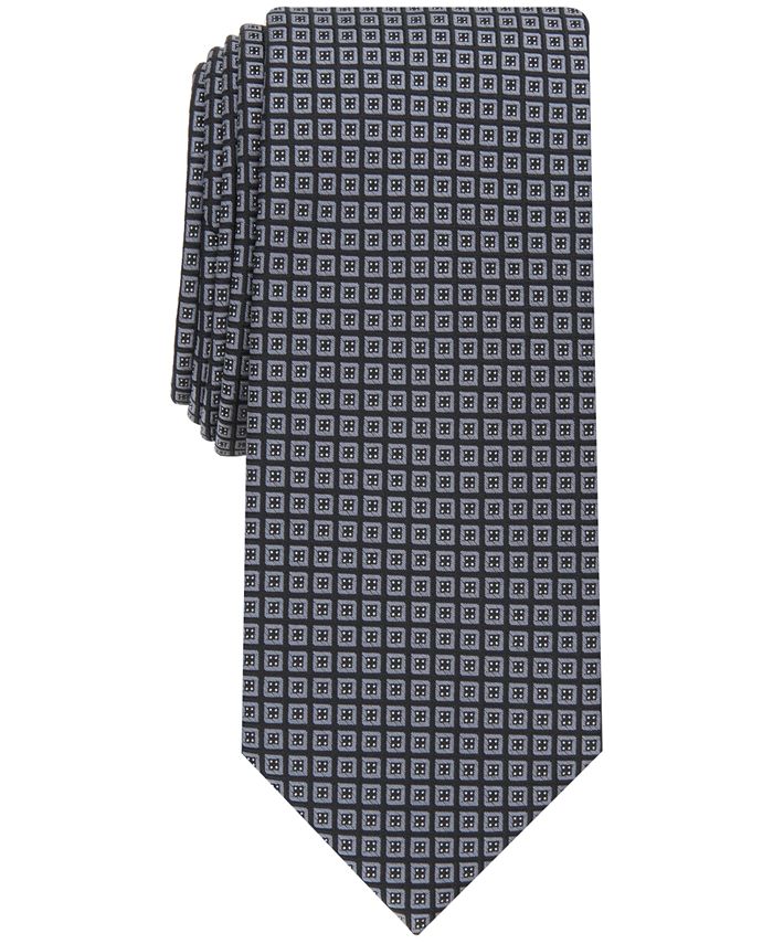 Alfani Men's Philippe Neat Tie Black  Size Regular