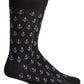 Club Room Men's Anchor Crew Socks Black Size 10-13