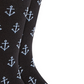 Club Room Men's Anchor Crew Socks Black Size 10-13