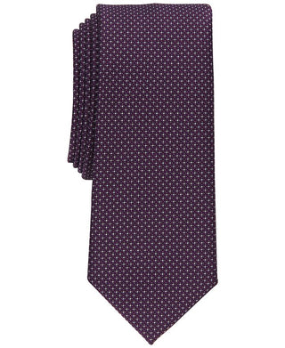Alfani Men's Niles Micro Dot Tie Purple Size Regular