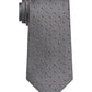Michael Kors Men's Classic Design Geo Rectangle Tie Gray Size Regular