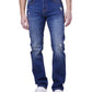 Lazer Men's Straight-Fit Jeans Blue Size 32x34