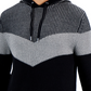 Inc International Concepts Men's Colorblocked Hoodie Sweater Black Size M