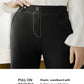 S P Y M Women Stretch Dress Pants Casual Slacks Straight/Wide/Skinny Leg/Bootcut Black Size Petite L