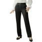 S P Y M Women Stretch Dress Pants Casual Slacks Straight/Wide/Skinny Leg/Bootcut Black Size Petite L
