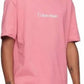 Calvin Klein Men’S Graphic-Print T-Shirt Pink Size XL
