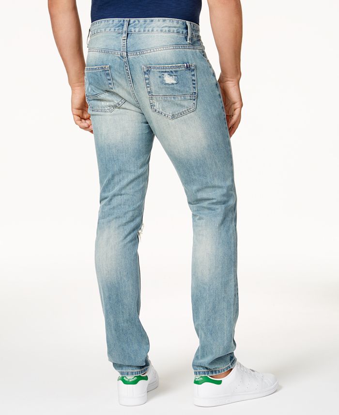 American Rag Men's Vintage Wash Distressed Jeans Blue Size 31x32