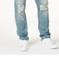 American Rag Men's Vintage Wash Distressed Jeans Blue Size 31x32