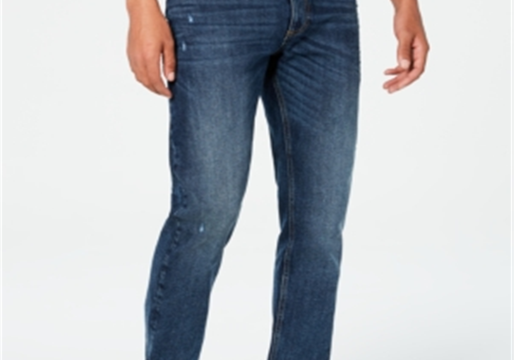 American Rag Men's Tyler Straight-Fit Jeans with Recycled Repreve Blue Size 31x32