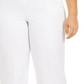 Alfred Dunner Women's Ship Shape Pants White Size 20W