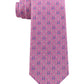 Tommy Hilfiger Men's Derby Classic Horseshoe Silk Tie Pink One Size