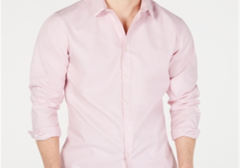 Inc Men's Kurt Non-Iron Shirt Pink Size XXL