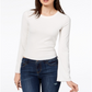 American Rag Junior's Cutout Back Top White Size X-Large
