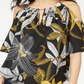 Thalia Sodi Women's Printed Cold Shoulder Top Black Size Medium