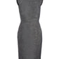 Anne Klein Women's Tweed Sheath Dress Black Size 16