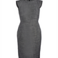 Anne Klein Women's Tweed Sheath Dress Black Size 16