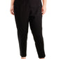 Calvin Klein Women's Solid Straight Leg Pants Black Size 16W