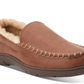 Weatherproof Vintage Men's Moccasin Slippers Brown Size XL