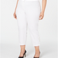 Alfani Women's Hollywood Waist Pants White Size 18W