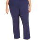 Karen Scott Women's Warm Up Pants Blue Size  0X