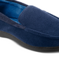 Isotoner Men's Jared Moc-Toe Memory Foam Slippers Blue Size M
