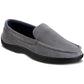 Isotoner Men's Jared Moc-Toe Memory Foam Slippers Gray Size L