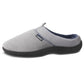 Isotoner Men's Jared Hoodback Memory Foam Slippers Gray Size 2XL