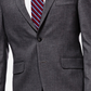 JM Haggar Men's Classic/Regular Fit Stretch Sharkskin Suit Jacket Gray Size 42L