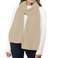 Style & Co Women's Rib Solid Scarf Beige Size Regular