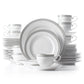 Mikasa Platinum Crown 40-Pc. Service For 8 White