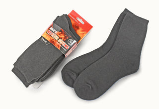 6-Pairs Men’s Heated Crew Socks