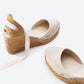 Sagaro Canvas Espadrille Wedges