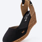 Sagaro Canvas Espadrille Wedges