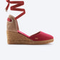 Sagaro Canvas Espadrille Wedges